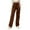 Coffee, variant on Bibifish Womens Jeans Dark Brown Wide Leg Denim Pants High Waist Side Pocket Soft Relaxed Fit Casual Daily Outings Stylish Comfortable Jeans