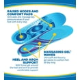 thumbnail image 5 of Dr. Scholl's Massaging Gel Stimulating Step Insoles for Men (8-13) Inserts with Stimulating Nodes, 5 of 13