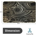 thumbnail image 2 of Gold Texture Black Background Bath Rugs 16x24 Inch Non Slip Bath Mat Quick Dry Super Absorbent Thin Bath Rug Fit Under Door Washable Bath Floor Rugs for Bathroom Bathtub Shower Sink,Multi 3, 2 of 6