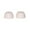 Blush, variant on Briggs Color Replacement Plastic Toilet Bolt Caps - Set of 2 - Bone