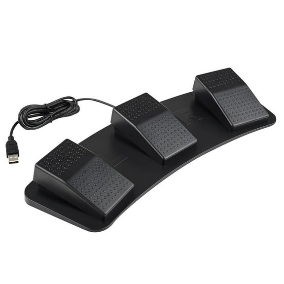 yotijay USB Foot Pedal Control Switch, PC Game Foot Pedal, Keyboard Action Switch Pedal,