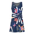 thumbnail image 3 of WILLBEST Vestidos Largos Casuales Para Mujer Vestidos Casuales De Verano Para Mujer Estilo De Día Independiente Faldas De Playa Vestidos Sueltos Con Cuello En V Sin Mangas Trajes De Baño Con Bolsillos, 3 of 3