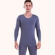 thumbnail image 5 of Conjunto de ropa interior térmica para hombre, calzoncillos largos con forro polar suave, capa base cálida para invierno en la parte superior e inferior, 5 of 6