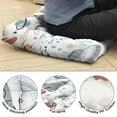 thumbnail image 4 of 24" Cute Cartoon Rainbow Animal Print Thick Meditation Cushion - Fluffy & Supportive Floor Pillow for Kids & Adults - Kawaii Japanese Zabuton Style Seat Pad, 4 of 4