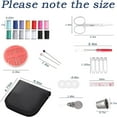 thumbnail image 3 of HLONK 130 Pcs Sewing Kit for Adults for Home Travel and Emergency  Kids Machine  Contains 24 Spools of Thread of 100m  Mending and Sewing Needles  Scissors  Thimble  Tape Measure etc, 3 of 8