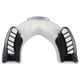 thumbnail image 5 of Protector Bucal Deportivo Fire Sports Bicolor Mediano Negro Blanco, 5 of 5