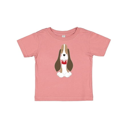 

Inktastic Basset Hound with floppy ears Gift Baby Boy or Baby Girl T-Shirt