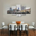 thumbnail image 2 of TISHIRON 5PCS Framed Canvas Wall Art Set,60"x32" Cleveland Ohio Cityscape Canvas Art Decor, 2 of 7