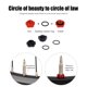 thumbnail image 3 of VXM 2pcs/Set MTB Bike Schrader Presta Válvula Rueda Convertidor Tuerca Llanta (Rojo) Likrtyny paseo en bicicleta, 3 of 9