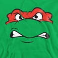 thumbnail image 2 of Teenage Mutant Ninja Turtles Raphael Angry Adult Pull-Over Hoodie, Kelly Green, 3X-Large, 2 of 5