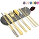 thumbnail image 1 of Camping Cutlery Set - 304 Stainless Steel Portable Utensils Including Case and Straw, Straight Straw, Knife, Fork, Spoon, Chopsticks, Cleaning Brush -, 1 of 2