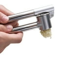 thumbnail image 3 of Wmhsylg Garlic Press Stainless Steel Garlic New Garlic Meat Grinder Tools Garlic Crush Tools Heavy Duty Household Garlic Chopper Garlic Crush Kitchen Gadgets Silver, 3 of 7