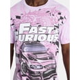 thumbnail image 4 of Fast and Furious Men's and Big Men's Dragon Line Oversized Graphic Tee, Sizes XS-3XL, 4 of 5