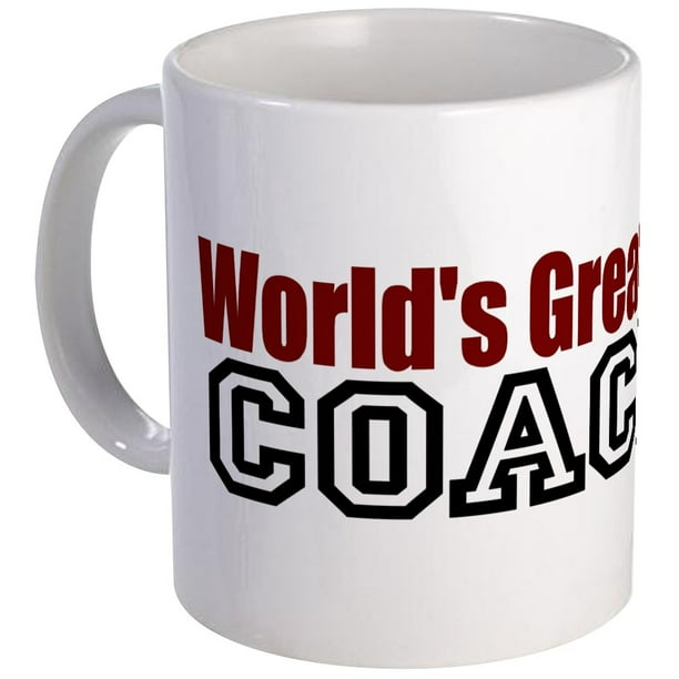 CafePress World's Greatest Coach Mug Unique Coffee Mug, Coffee Cup