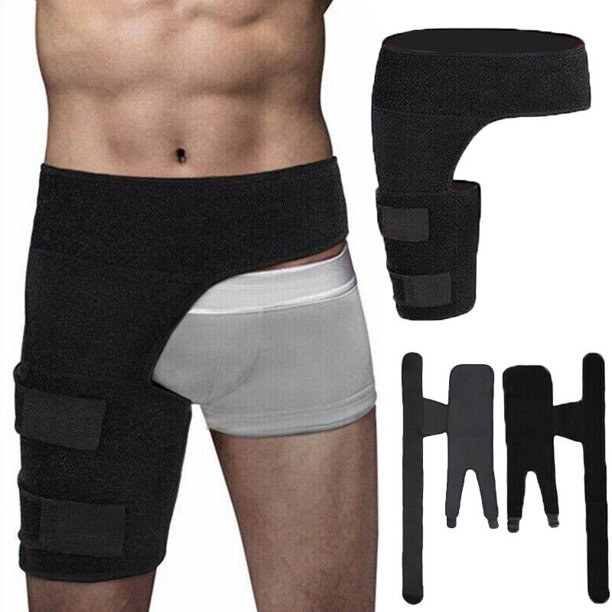 Copper Compression Brace Groin Thigh Sleeve Hip Support Wrap for Sciatic Nerve