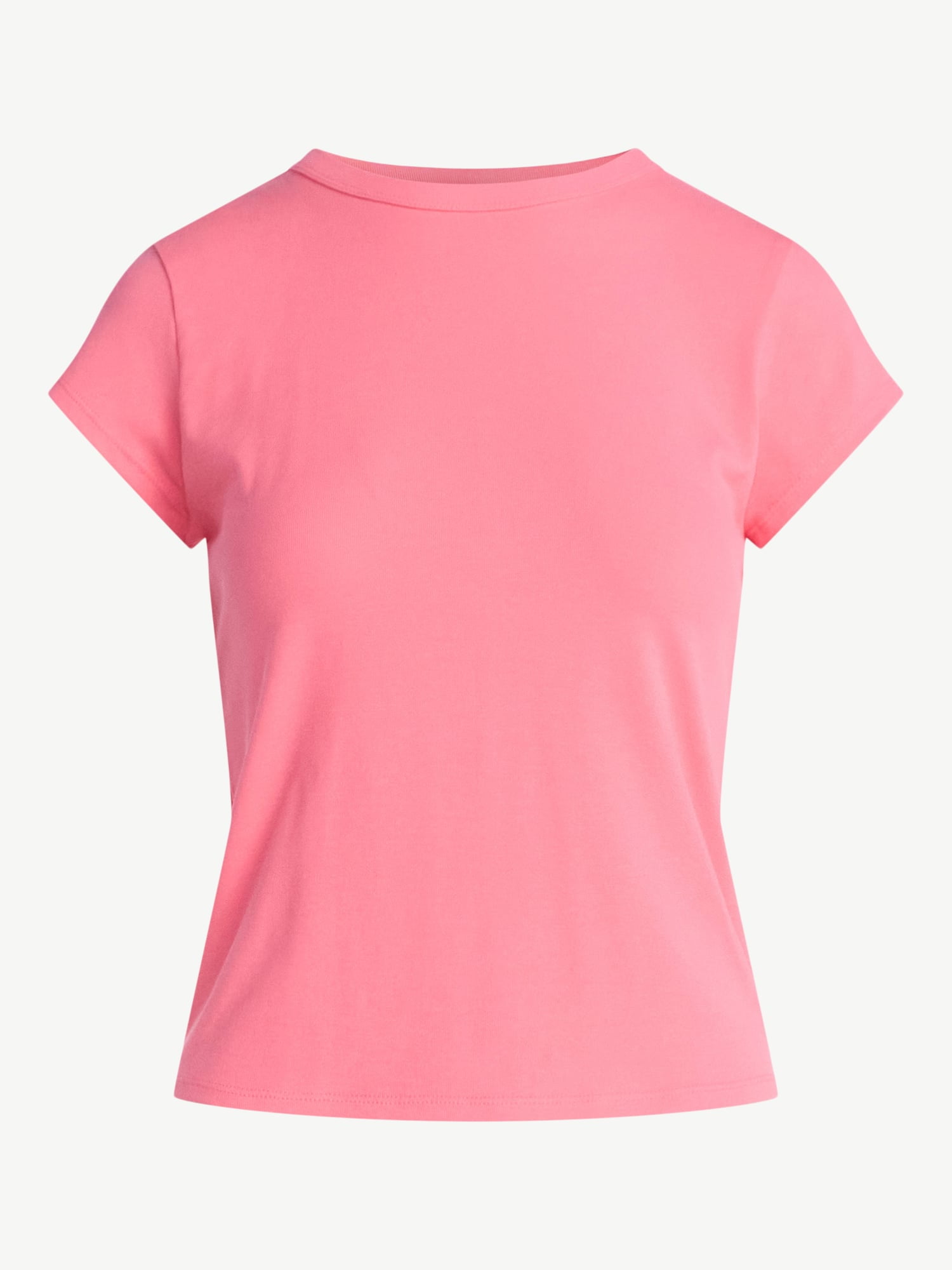 Free Assembly Women's and Women's Plus Cap Sleeve Tee, Sizes XS-4X