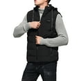 thumbnail image 2 of Men's Winter Warm Down Coats Vest Fashion Outdoor Hooded Zipper Coats Vest, 2 of 6