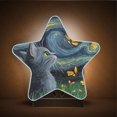 thumbnail image 3 of Star Shaped Energy Saving Night Light Living Room Night Light, Bedroom Night Light, Corridor Night Light, Study Night Light Beautiful Starry Sky Cat, 3 of 6