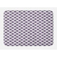 thumbnail image 1 of Wedding Bath Mat, Romantic Violet Rose Blossoms Corsage Bouquets with Grey Leaves, Plush Bathroom Decor Mat with Non Slip Backing, 29.5" X 17.5", Violet Pale Grey, by Ambesonne, 1 of 2