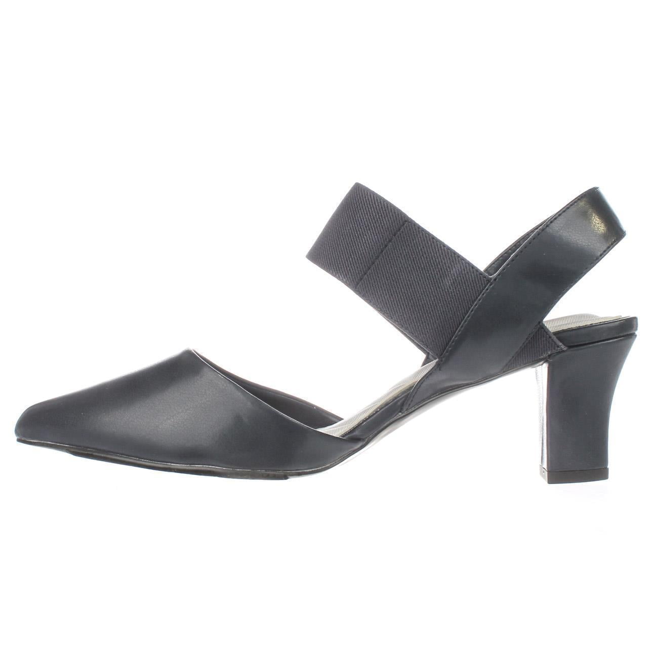 ★MUCENT★ Active Two Way Slingback Unisex P00000OK Womens Easy Street Vibrant Slingback Heels - Navy - Walmart.com