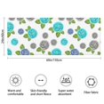 thumbnail image 3 of Pioneer Flower Floral Print Pattern Bathroom Rugs Mat, Non Slip Microfiber Bathroom Rug with Rubber Backing, Soft Mats for Bathroom Floor Tub Shower, 24"x60", 3 of 5