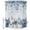 Blue, variant on Shower Curtains for Bathroom, Blue Gray Pumpkins Fall Waterproof Fabric Shower Curtain, Thanksgiving Eucalyptus Leaves Decorative Bathroom Curtain for Bathtub, 36"x72", No Hooks Included