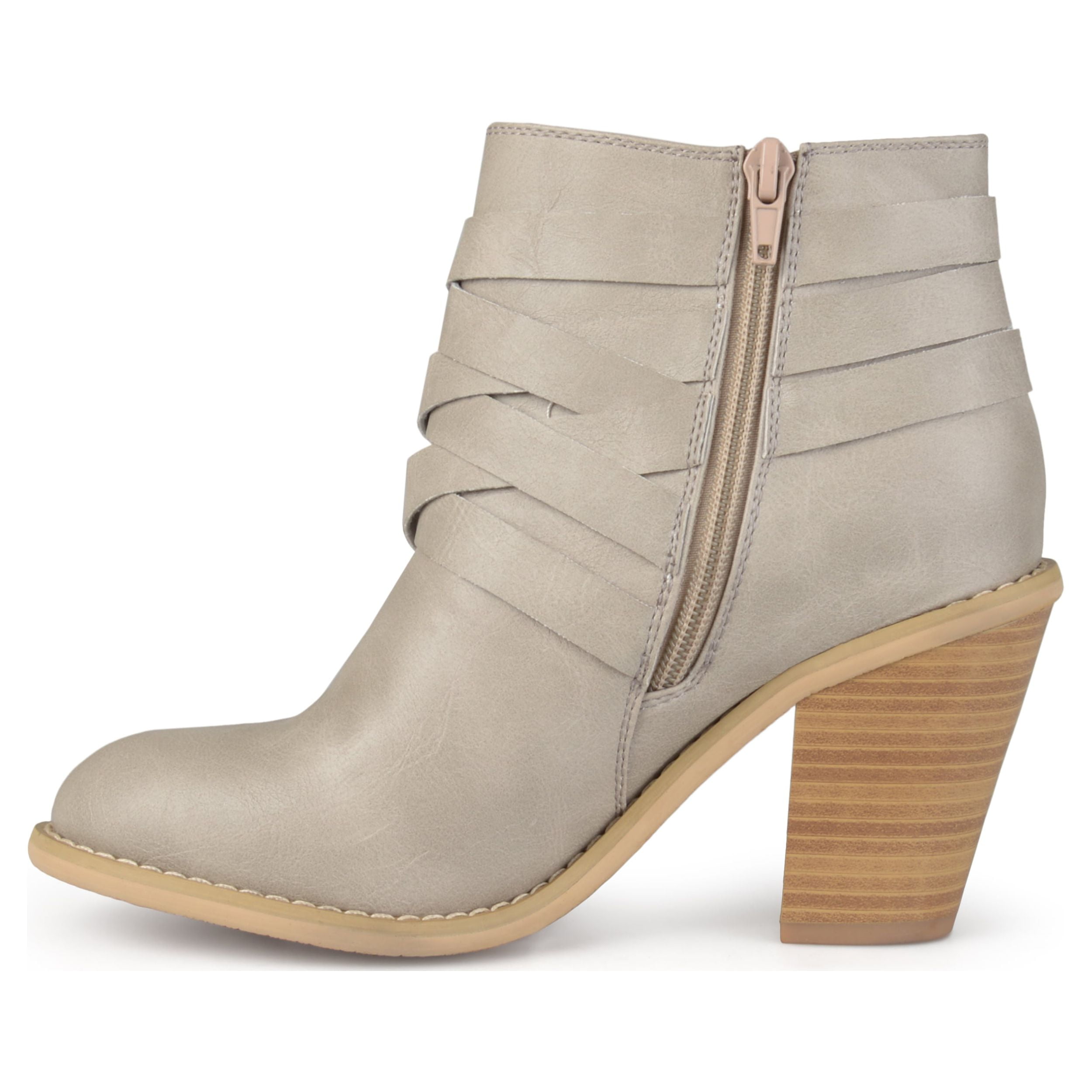 Women's Ankle Wide Width Multi Strap Boots