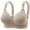 Gray, variant on Aofany 2025! Womens Plus Size Bra, Woman's Solid Gathered Together Large Size Daily Bra Underwear No Rims, 36C-46C