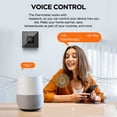 thumbnail image 5 of M Buder Smart Thermostat for House 1.32in TFT Screen Touch Knob Voice WIFI Temperature Controller with Ambient Lights for Home Water Heating GA Black 3.39 inches / 8.6 cm, 5 of 9