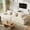 White, variant on NNSNG 126" Modular Sectional Sofa for Living Room, High-Density Foam Lounge Sofa,2-Seater Couch with 3 Pillows & Anti-Slip Base Design,No Assembly Required, Grey