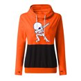 thumbnail image 4 of Sudadera Para Mujer Moda Casual Festival Impreso Blusa de Manga Larga Cuello de Pila Pullover Tops Sweatershirt Odeerbi ODB128579, 4 of 5