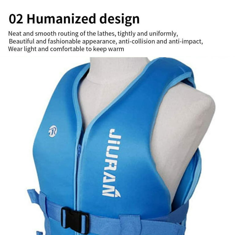 TureClos Summer Life Jacket Adult Buoyancy Vest Children Diving Training  Breathable Neoprene Buoyancy Life Vest