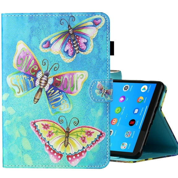 Allytech Galaxy Tab A8 10.5" Case Model SM-X200 X205 X207, Slim PU Leather Shockproof Auto Sleep Wake Full Protection Kickstand Scratch Resistant Flip Cover Case for Samsung Galaxy Tab A8 10.5"