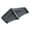 Matt black, variant on Huhudde Universal Motorcycle Winglets Spoiler Aerodynamic Wing Kit Side Fairing Winglets