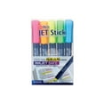 thumbnail image 1 of [Dong-A] Jet Stick Oval Highlighter Crayon Markers, 5 Colors, 1 of 4