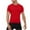 Red, variant on Kaemgyyd Compression Shirt Men Breathable Short Sleeve Slim Athletic Sports Undershirt Quick-Dry Stretch Running Workout Tops