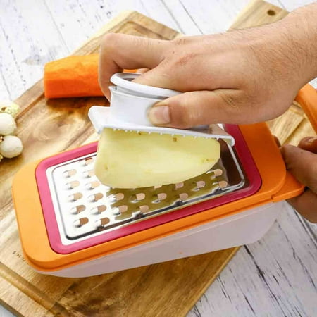 

PhoneSoap Multi-function Anti-cutting Finger Grater Radish Potato Detachable Protector Kitchen，Dining & Bar White