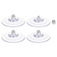thumbnail image 1 of Uxcell 4 Paquetes de Ventosas para Vidrio 85mm/3.3" Diámetro Almohadillas de Succión con Tornillo M8 x 10mm, 1 of 1