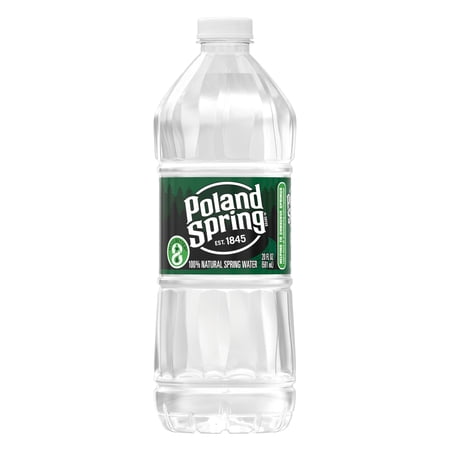 Poland Spring Maine Spring Water, 20 Fl Oz, Single Plastic Bottle