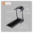 thumbnail image 4 of Caminadora Eléctrica BodyTrainer B2-400 Plegable con Display LED Velocidad Máx 14 Km/h, 4 of 9