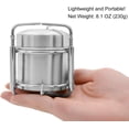 thumbnail image 6 of Portable Outdoor Mini Stainless Steel Ultralight Liquid Alcohol Stove Burner Furnace with Rack Support Stand for Backpacking Picnic Hiking Camping Survival, 6 of 6