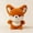 Brown Foxs, variant on chaungfeng Yellow Chick Plush Toy, Soft Cute Cuddly Stuffed Animal, Squeezable Desk Companion Cute Plushie Gift, 6.3 Inches