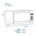 thumbnail image 4 of Horno de Microondas Whirlpool WM1514D 1.4 Pies, 4 of 4
