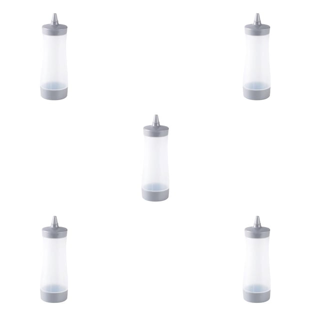 Botellas Exprimibles Naiovety para Ketchup Mostaza Mayo Salsas Picantes Aceite de Oliva 19.5x6cm