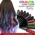 thumbnail image 2 of 10 Color New Hair Chalk Comb Temporary Hair Color Dye For Girls Kids Washable Hair Chalk, 2 of 5