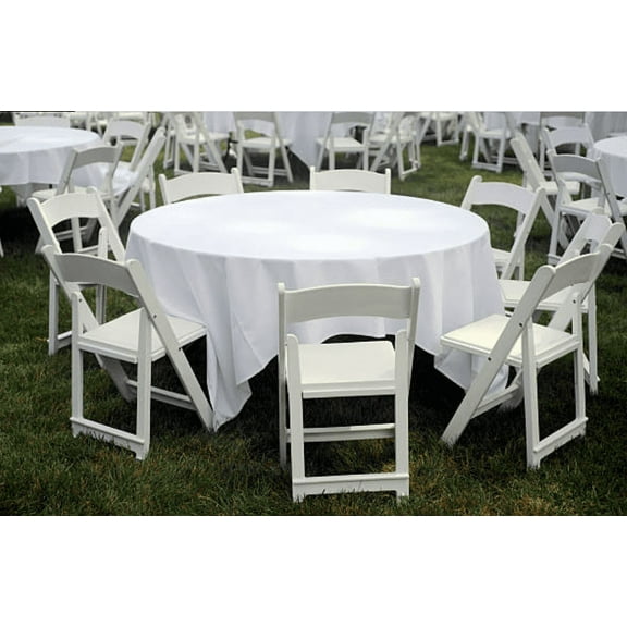 8pack White Foldable Dining Chair, Event Wedding Chairs for Parties Church