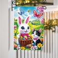 thumbnail image 4 of C Easter Garden Flag 18X12 Inch Double Sided Outdoor Decoration Featuring Festive Spring Patterns For Front Yard Porch Lawn Festive Home Decor Celebration, 4 of 7