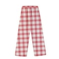 thumbnail image 5 of JJHGVB Flannel Pajama Pants Women Plaid Pajama Pants Lounge Pants Womens Men's Fuzzy Pajama Pants Women's Flannel Pajama Pants Fleece Pajama Pants for Woman Pink M, 5 of 5