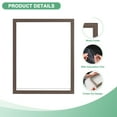 thumbnail image 2 of 2-Pack Dried Flower Frame, 8 x 10 Inch Double Acrylic Wooden Dried Flower Photo Floating Frame [Coffee], 2 of 7