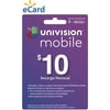 Univision Mobile $10 Card (Email Delivery)